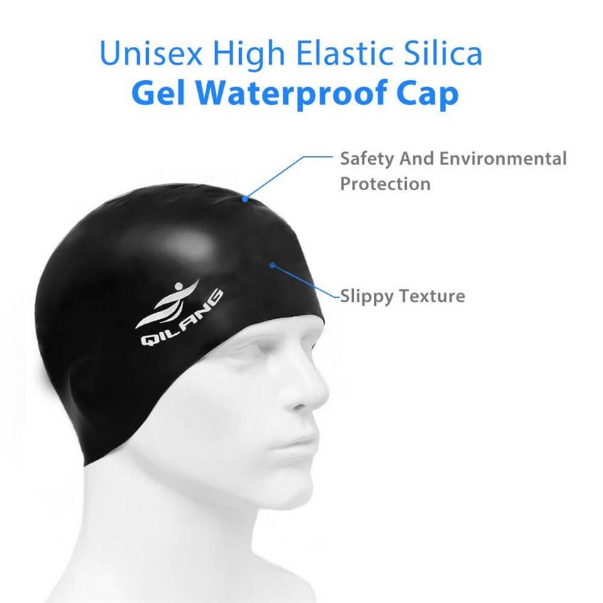EsoGoal Adults Silicone Swim Caps Comfortable Swimming Cap