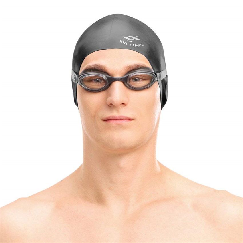 EsoGoal Adults Silicone Swim Caps Comfortable Swimming Cap