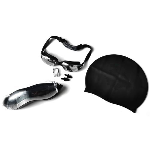 Swimming Waterproof Anti Fog Glasses Kit