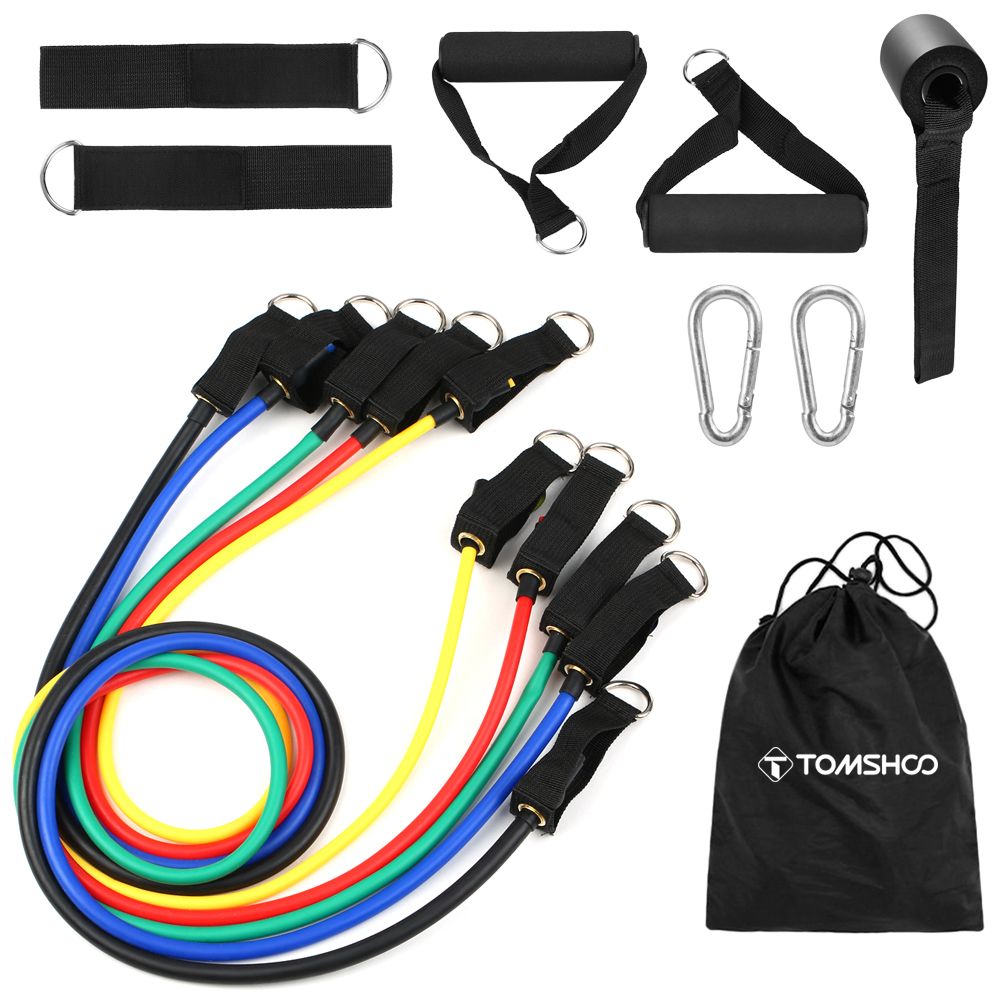 13Pcs Resistant Band Set Exercise Workout Fitness