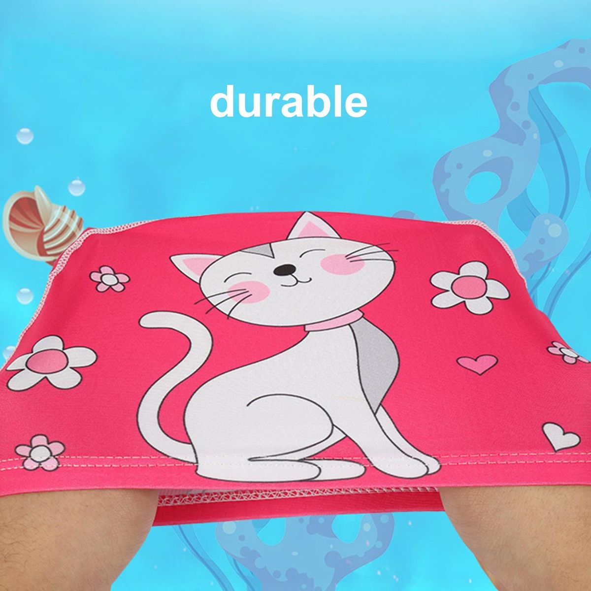 Swimming Hat Kids Quick-drying Cartoon Swim Hat Breathable Elastic
