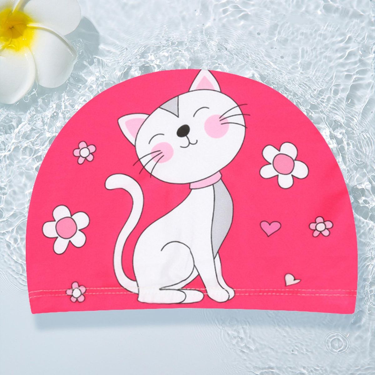 Swimming Hat Kids Quick-drying Cartoon Swim Hat Breathable Elastic