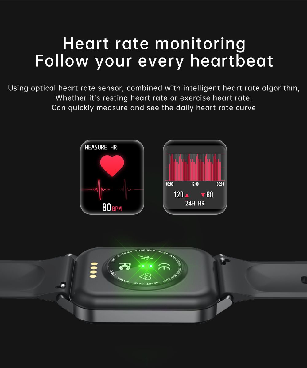 ❤Men's Watch Bluetooth Smart Watch Waterproof Sport Smartwatch Heart Rate Monitor Fitness Tracker For Android IOS Phone