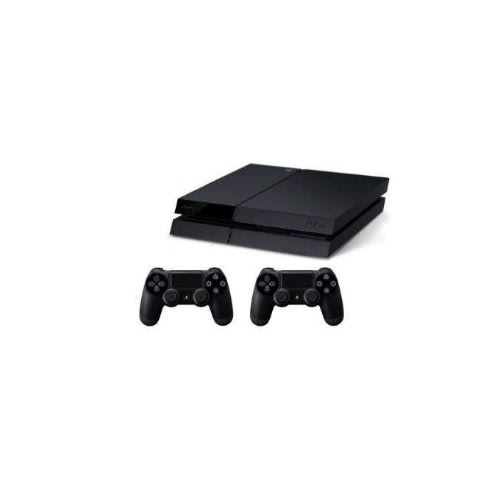 Play Station 4 - 500gb Console - Black, Plus 2 Control Pads