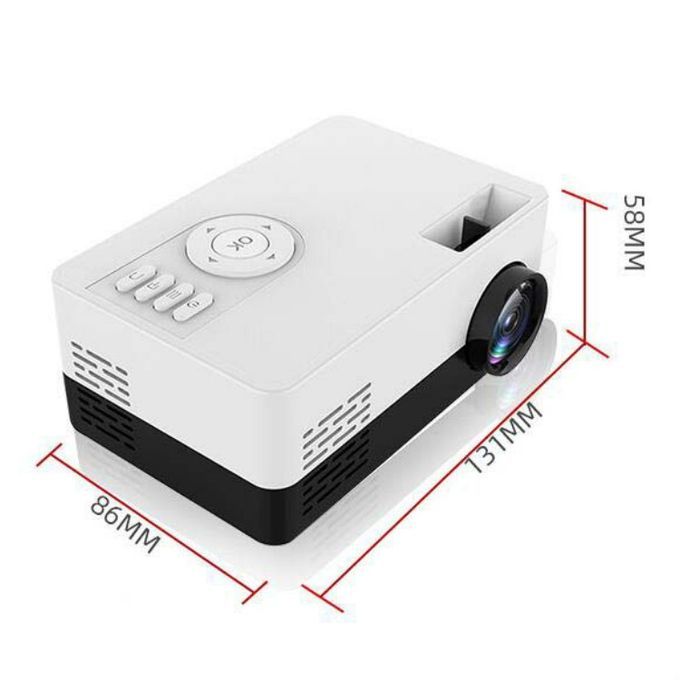 HD 1080P Projector Mini Portable LED Projector