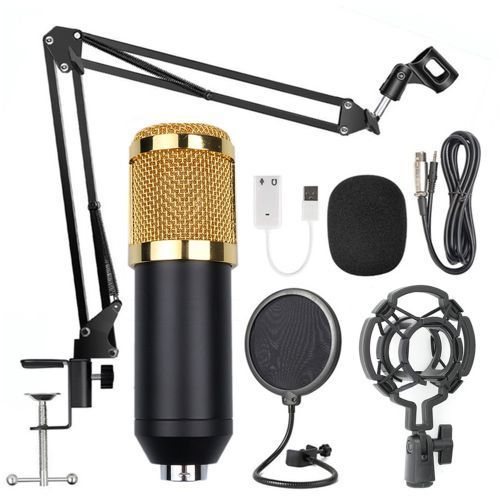 BM800 Professional Suspension Microphone Kit Studio Live