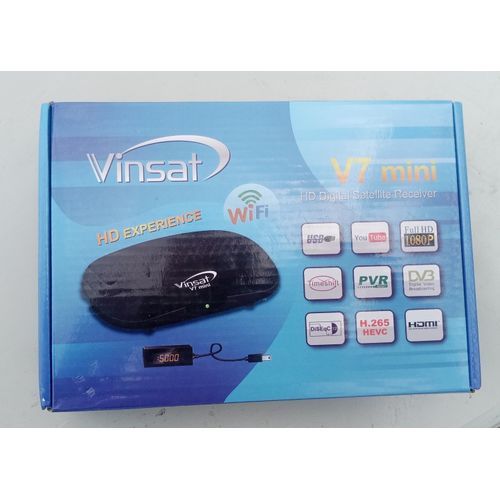 Hd Box Free To Air H265 Decoder Mini + Free WiFi Stick