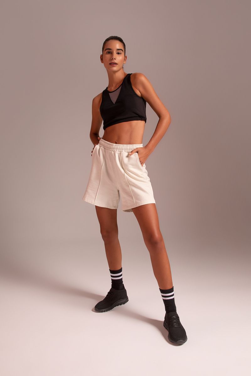 Woman Bralette Knitted Bra-Black