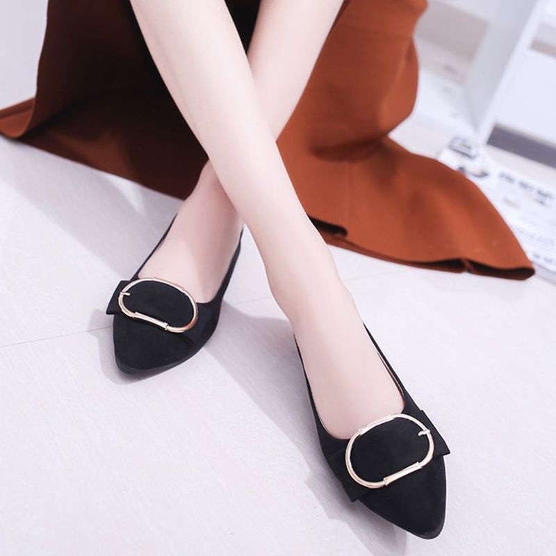 Women's Shoes Flats Frosted Classic Sandals Non-Slip Casual Boat Shoes