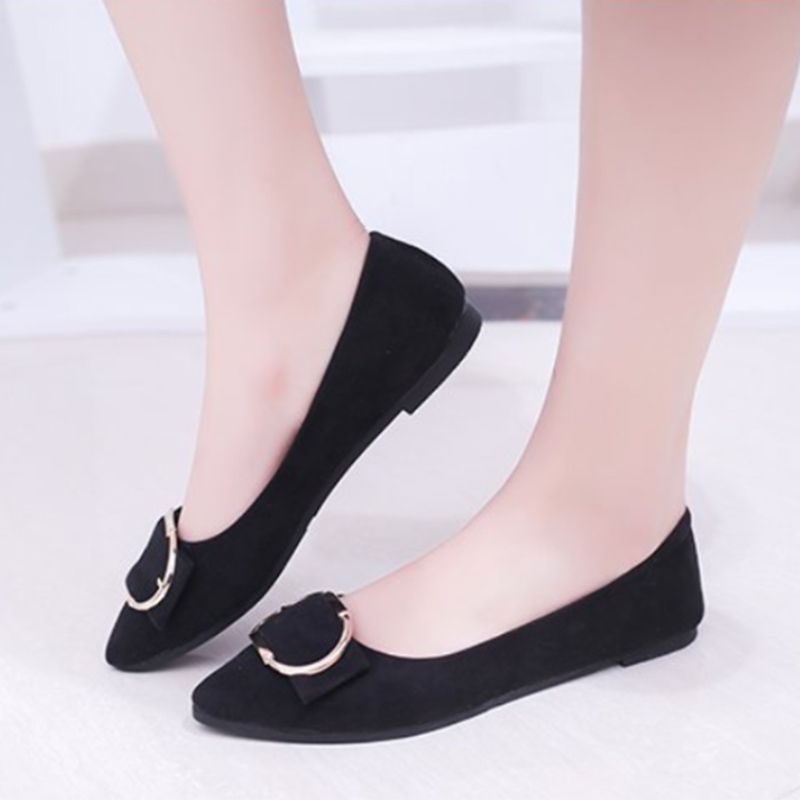 Women's Shoes Flats Frosted Classic Sandals Non-Slip Casual Boat Shoes