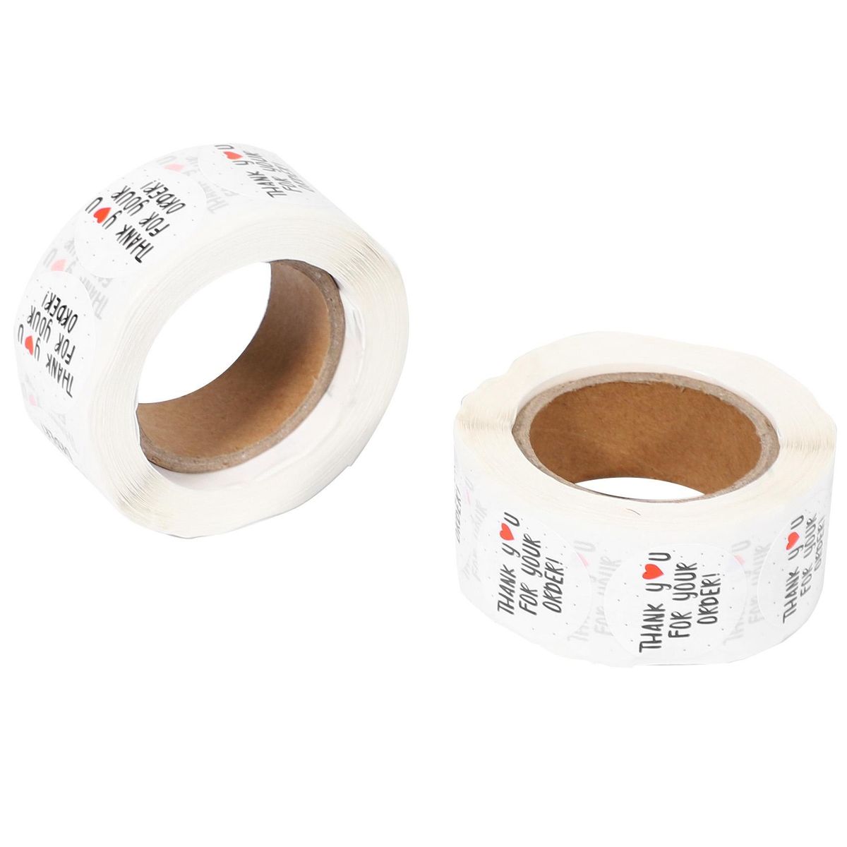 1000Pcs Round Thank You for Your Order Sticker