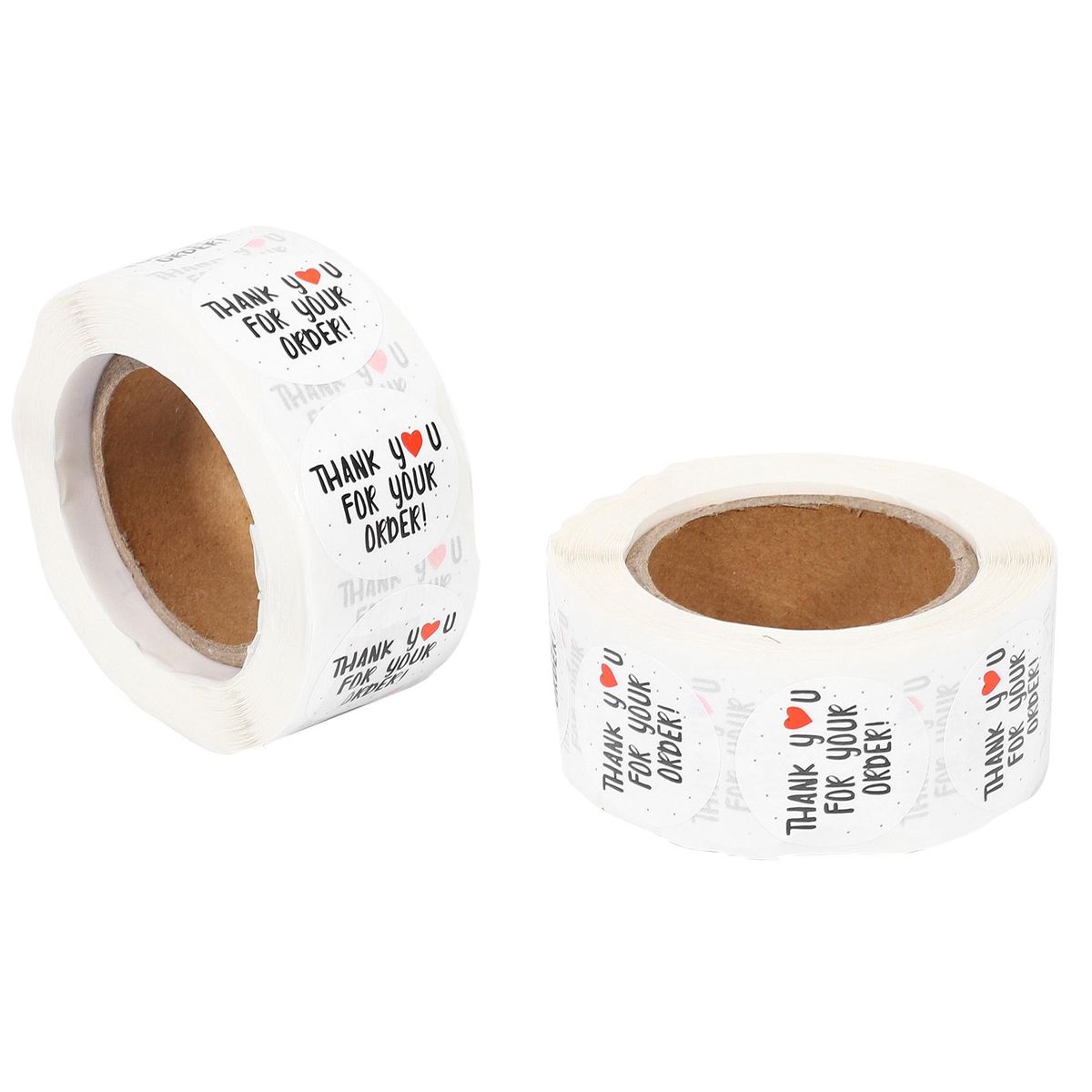1000Pcs Round Thank You for Your Order Sticker