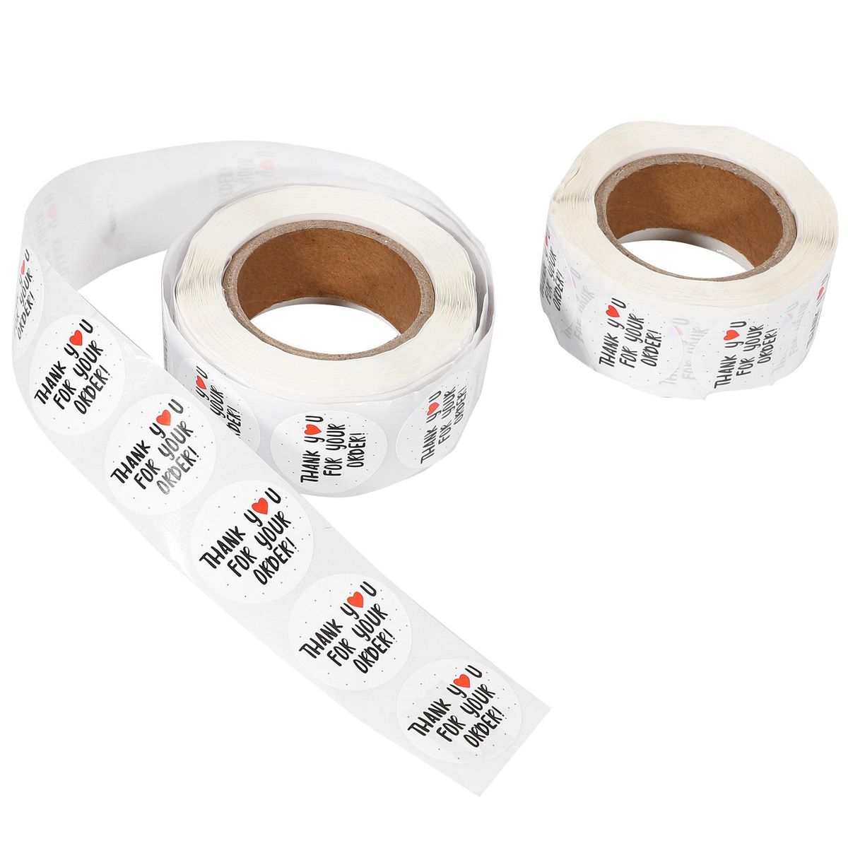 1000Pcs Round Thank You for Your Order Sticker