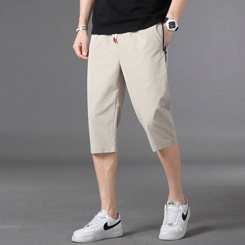 Men's Casual Sports Straight Seven-point Pants