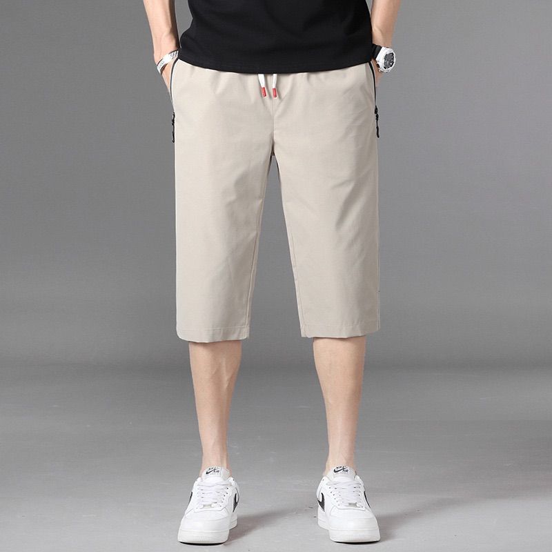Men's Casual Sports Straight Seven-point Pants