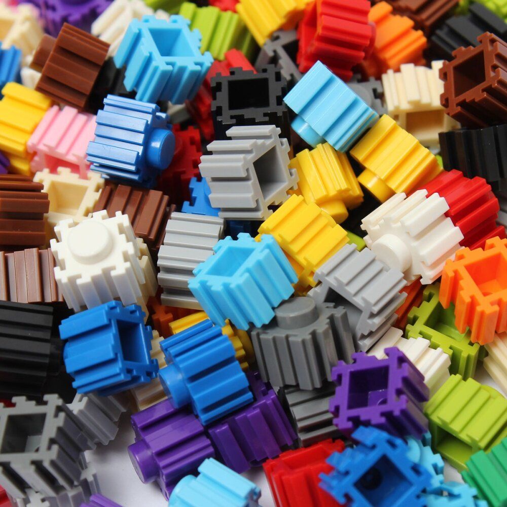 200Pcs Multicolor Variety Blocks Bricks Children Puzzle Education Creative Toy