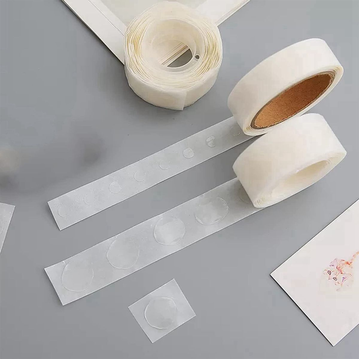 4 Rolls Glue Point Balloon Glue Dots Double Sided Dots
