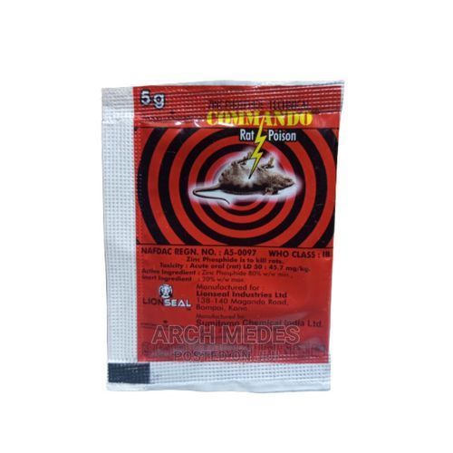 10Pieces Kill And Dry Rat Poison Rodenticide 5g