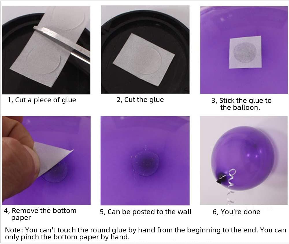 Balloon Glue Dot Sticking Balloon To Ceiling&Wall-100ps/Roll