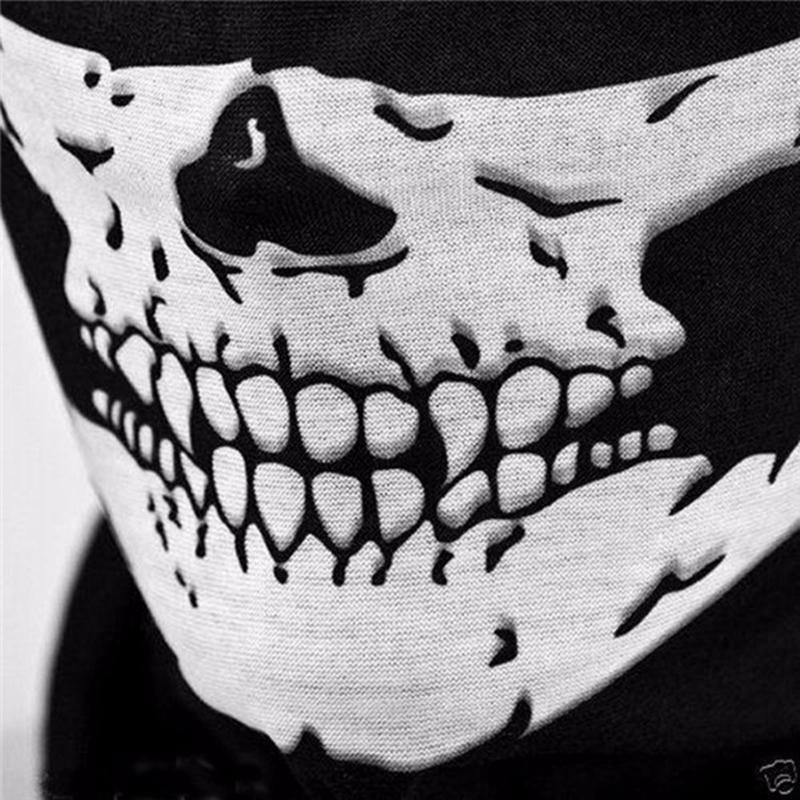 Mask Scary Chin Mask Skeleton Ghost Gloves for Performances Parties Dress Up Festivals 3 PiecesSet