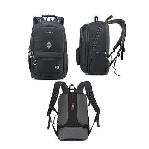 18.4 Inches Waterproof Laptop Backpack - Black