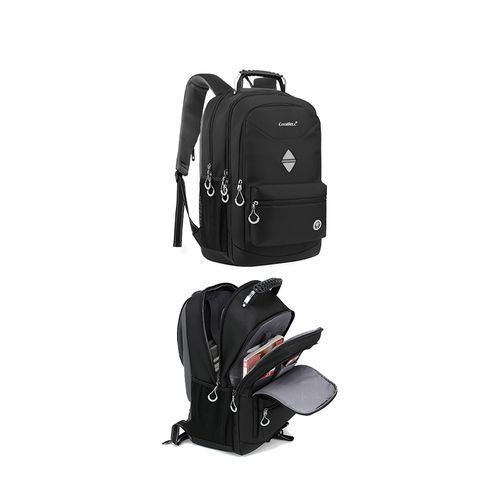 18.4 Inches Waterproof Laptop Backpack - Black