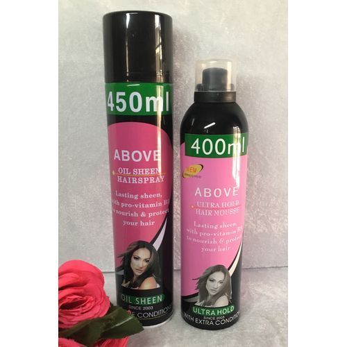 Ultra Hold Oil Sheen- And Hair Mousse