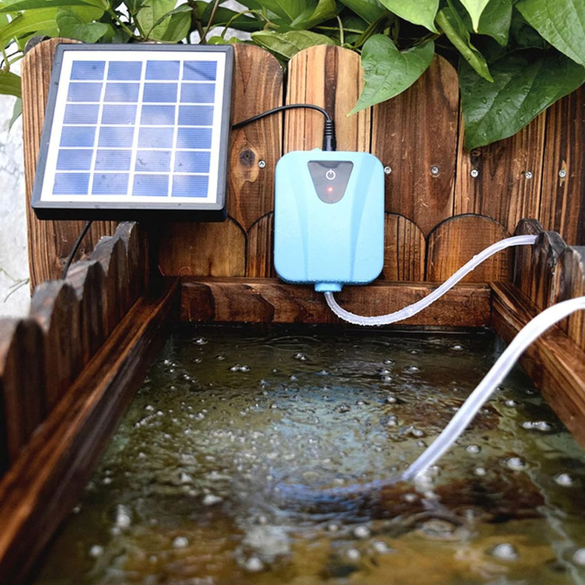 Solar Powered Oxygen Air Pump For Aquarium Fish Oxygenator