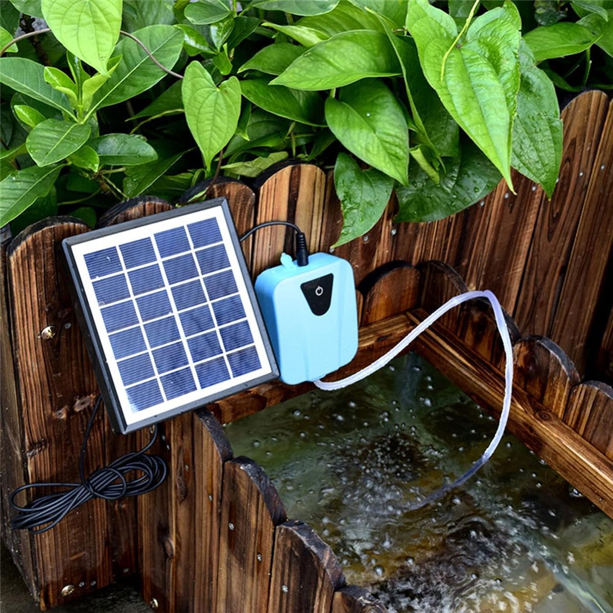 Solar Powered Oxygen Air Pump For Aquarium Fish Oxygenator