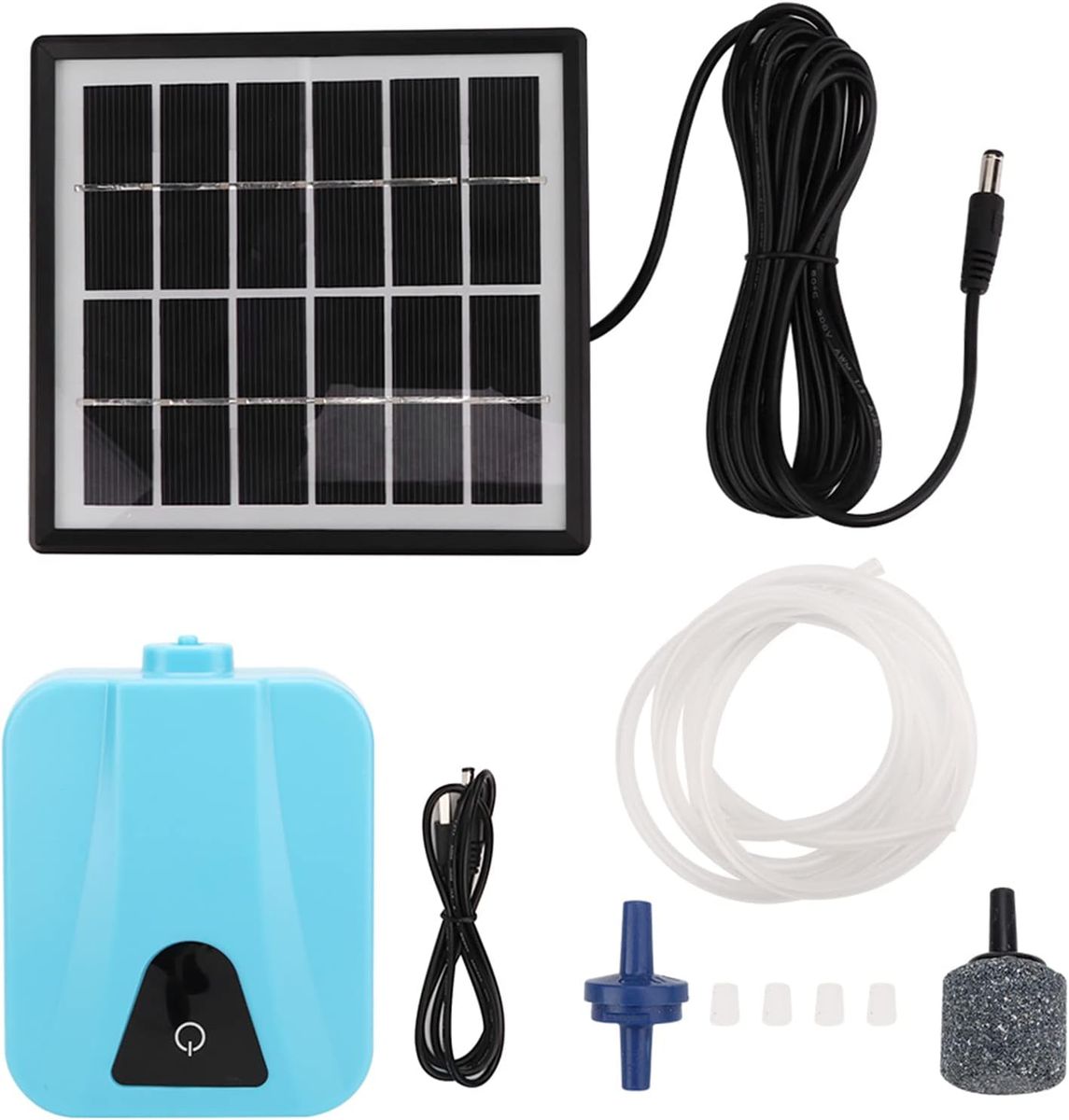 Solar Powered Oxygen Air Pump For Aquarium Fish Oxygenator