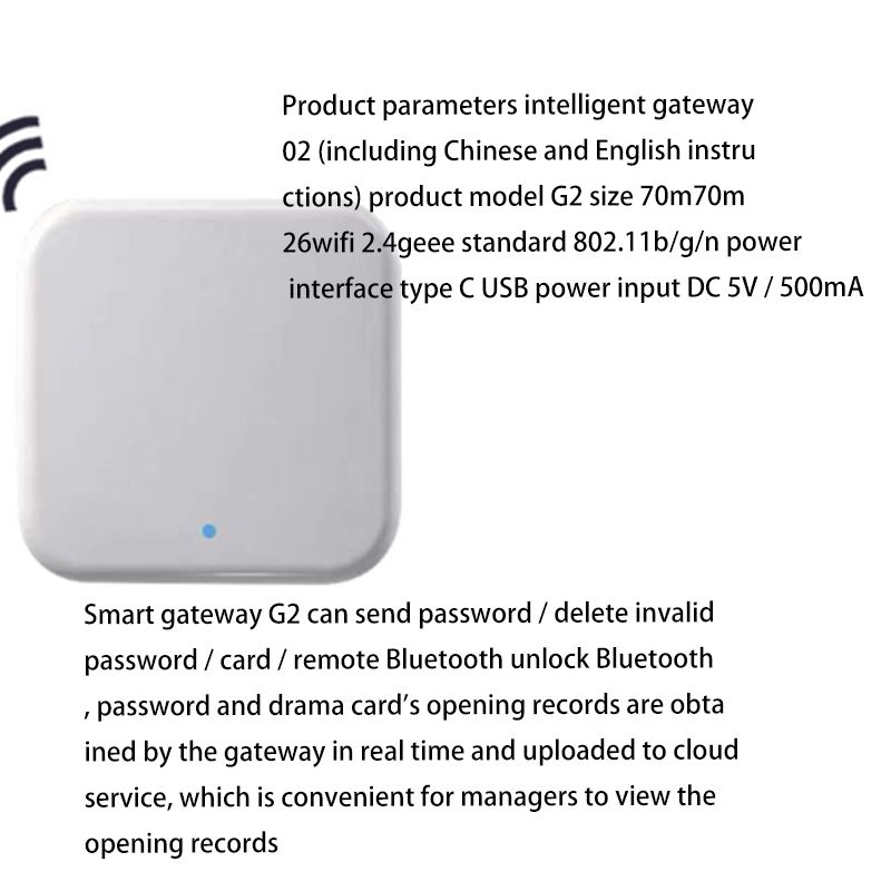 G2 Gateway For Tt Lock App Bluetooth Smart Electronic Door