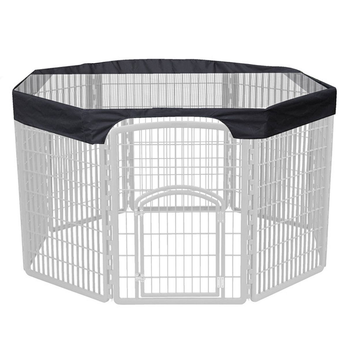 Dog Universal Playpen Cover Sun Rain Proof Top Fits All Cage Octagonal