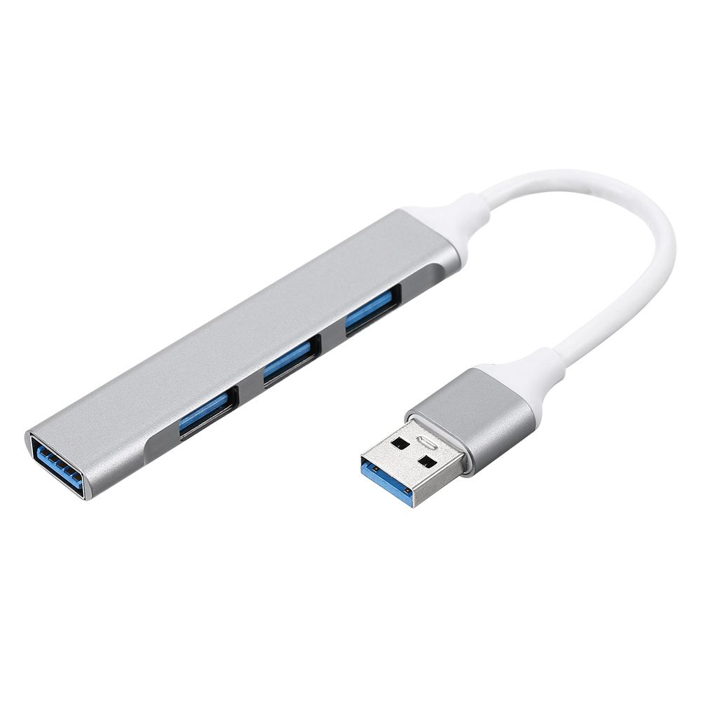 4-in-1 USB Hub With USB2.0/USB3.0 Ports