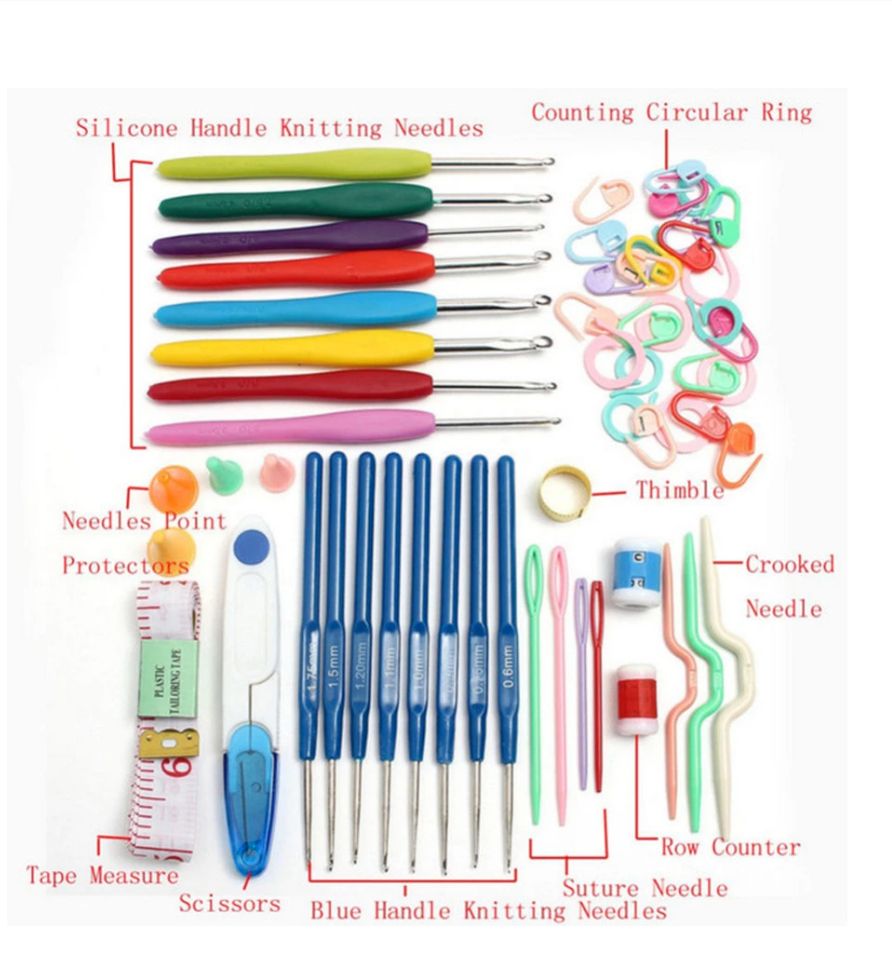 Magic Set Knitting Tool 16 Size Crochet Needle Embroider