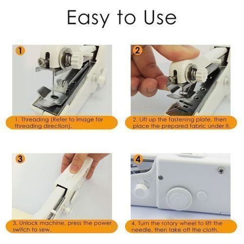 Mini Portable Electric Hand Sewing Machine + FREE Threads.