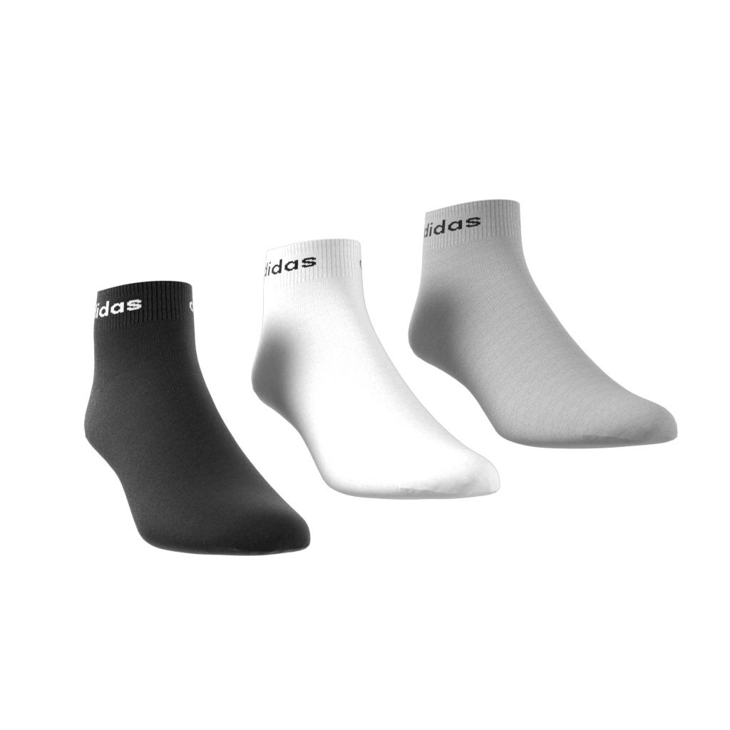 Non-Cushioned Ankle Socks 3 Pairs Unisex