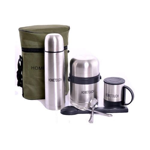 Stainless Steel Food Flask - 5 Set