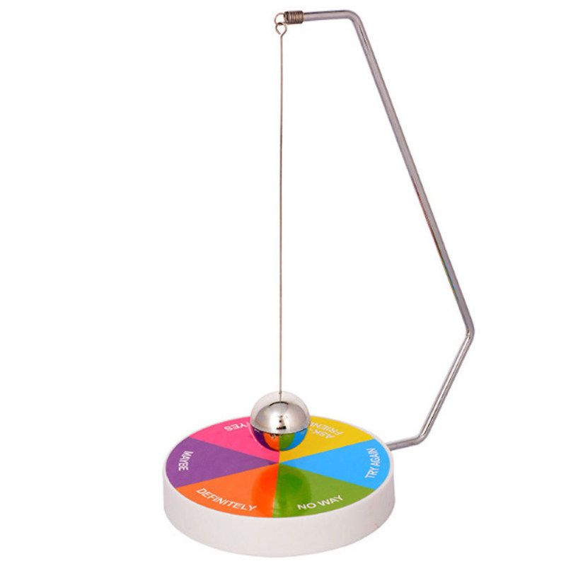 Creative Magnetic Decision Maker Ball Swing-Black White