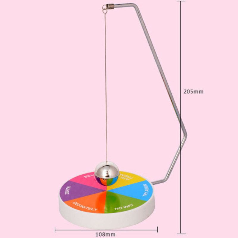 Creative Magnetic Decision Maker Ball Swing-Black White