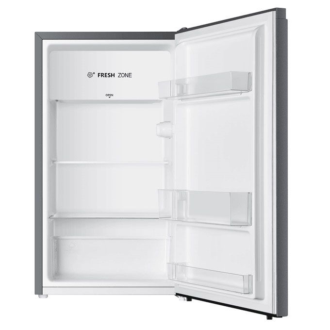 90 Litres Single Door Refrigerator (REF 093 DR) - Silver With One Year Warranty