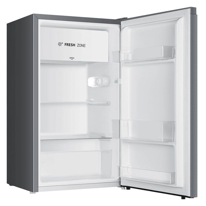 90 Litres Single Door Refrigerator (REF 093 DR) - Silver With One Year Warranty