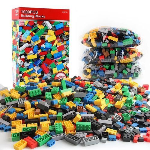 900pcs Plastic Children Kid Puzzle Educational Building Blocks Bricks Toy