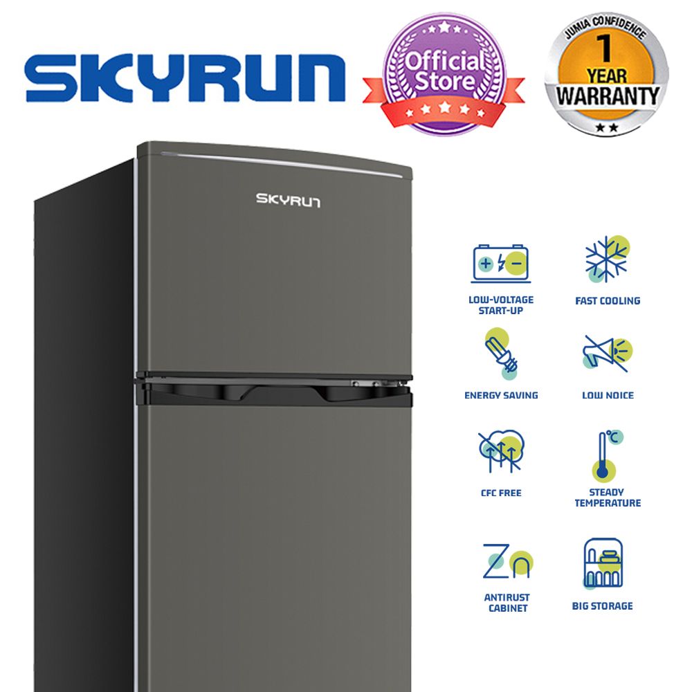 138 Litres Double Door Top Mount Fridge (BCD-138HC) - Silver