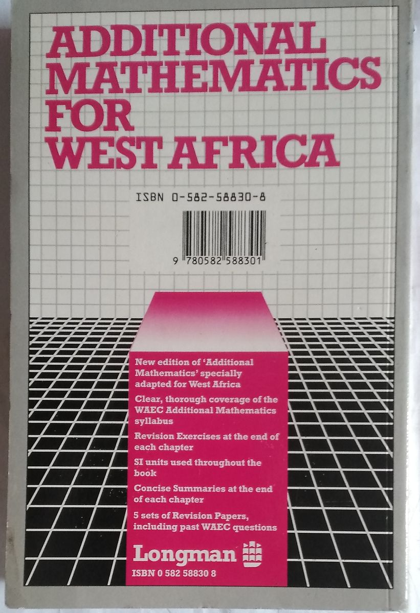 Additional Mathematics For West Africa