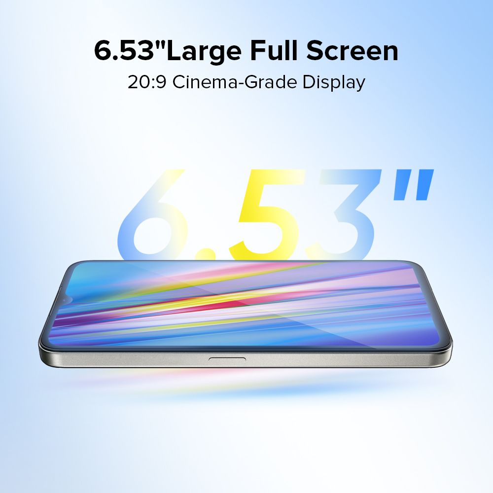 A11 6.53" 4GB RAM/128GB ROM Android 11 - Mist Blue