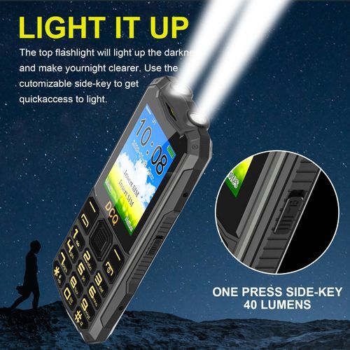 Q1 2.4 5D Louder Speaker 2000mAh Phone - Black