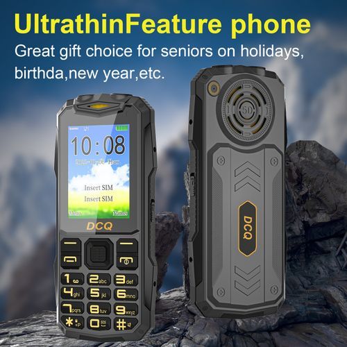 Q1 2.4 5D Louder Speaker 2000mAh Phone - Black