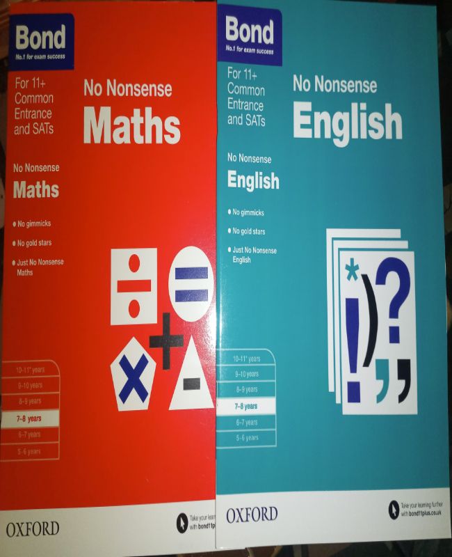 Bond No Nonsense English And Mathematics 7-8