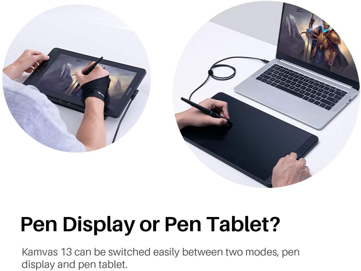 KAMVAS 13 Graphics Drawing Pen Tablet Tilt Support