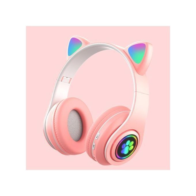 Cat Ear Wireless Bluetooth 5.0 Stereo Foldable Headset